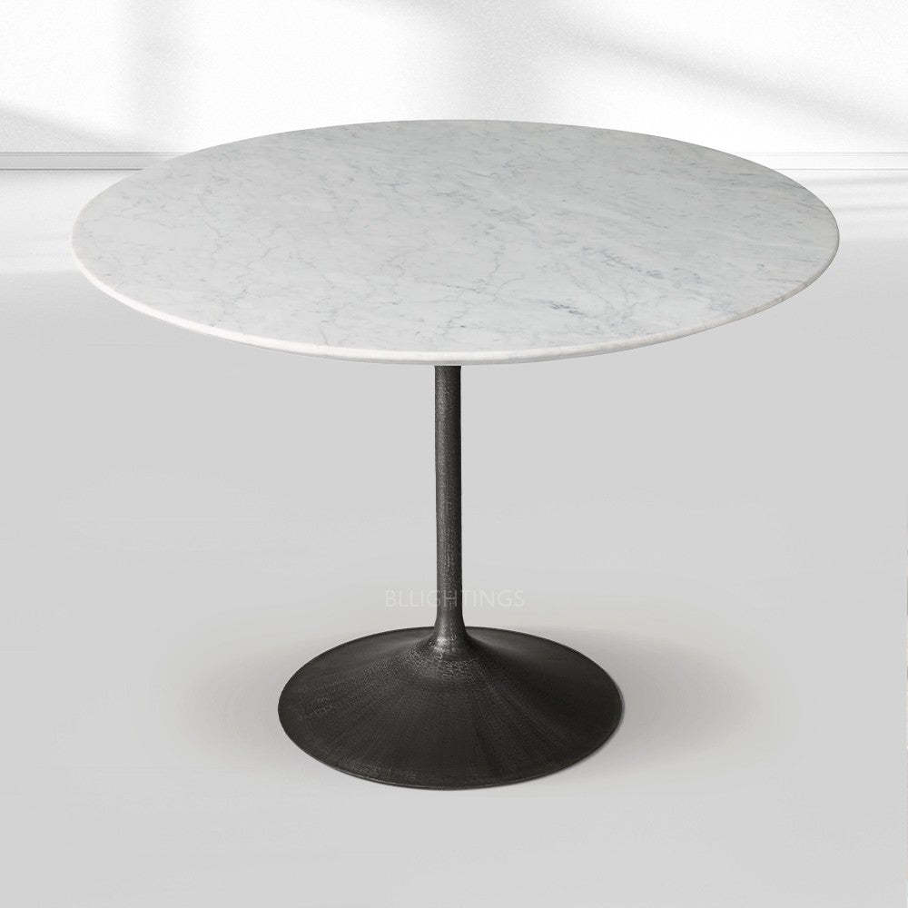 Adol Stone Round Dining Table-Fullstarlighting