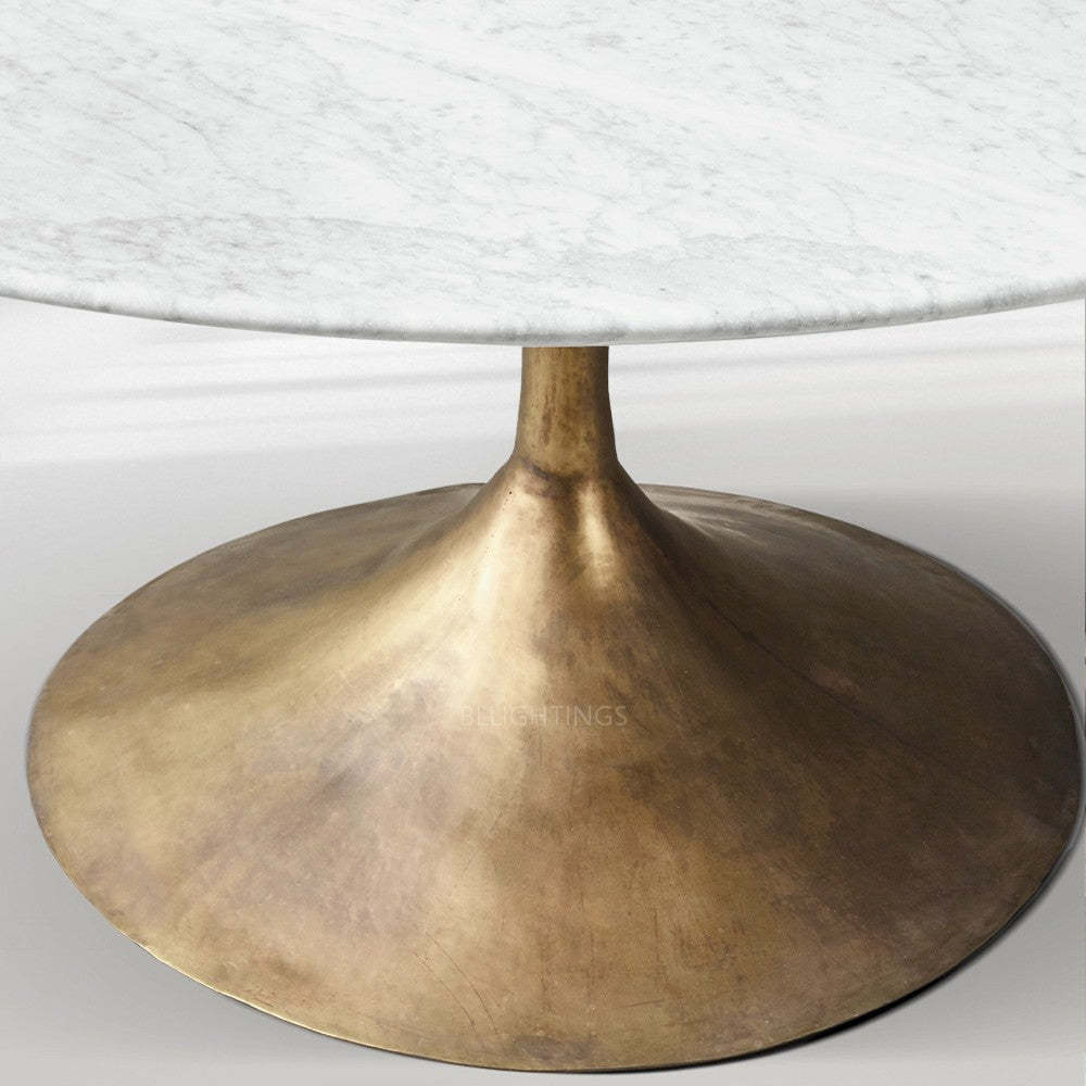 Adol Stone Round Dining Table-Fullstarlighting