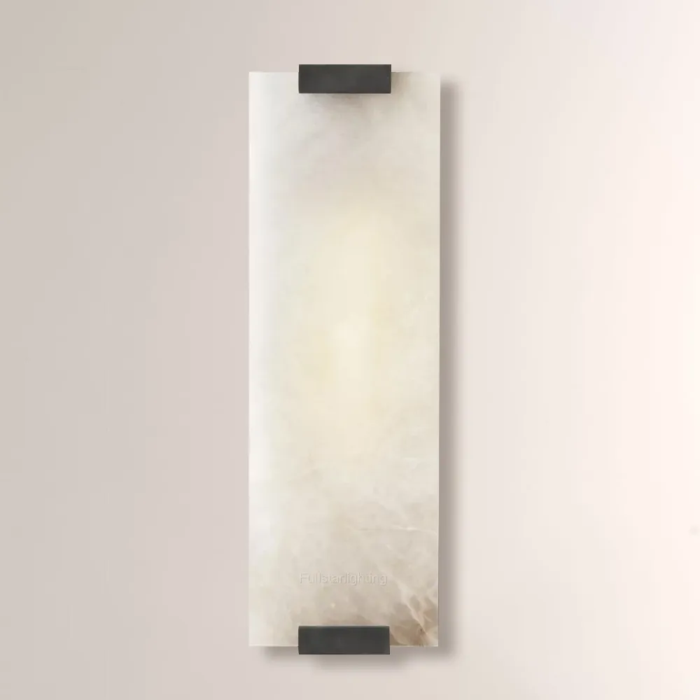 Hand-Carved Alabaster Grand Sconce-Fullstarlighting