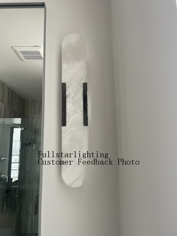 Alabaster Linear Wall Sconce
