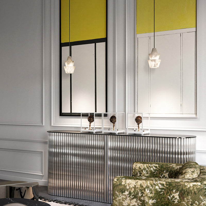 Alabaster Modern Pendant Light-Fullstarlighting