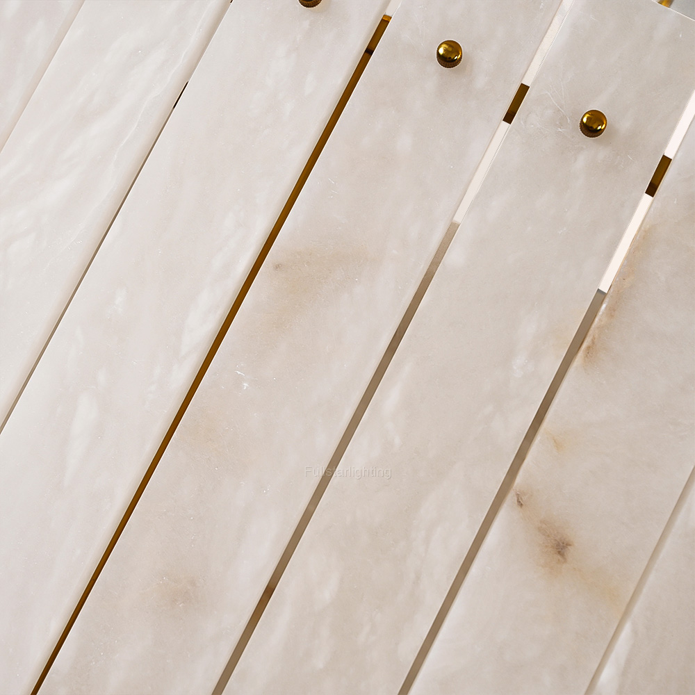 Mara Alabaster Round Chandelier 37"