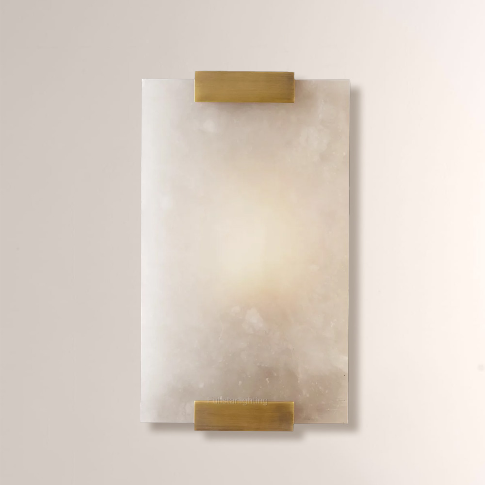 Hand-Carved Alabaster Sconce-Fullstarlighting