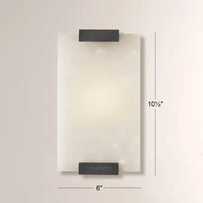 Hand-Carved Alabaster Sconce-Fullstarlighting