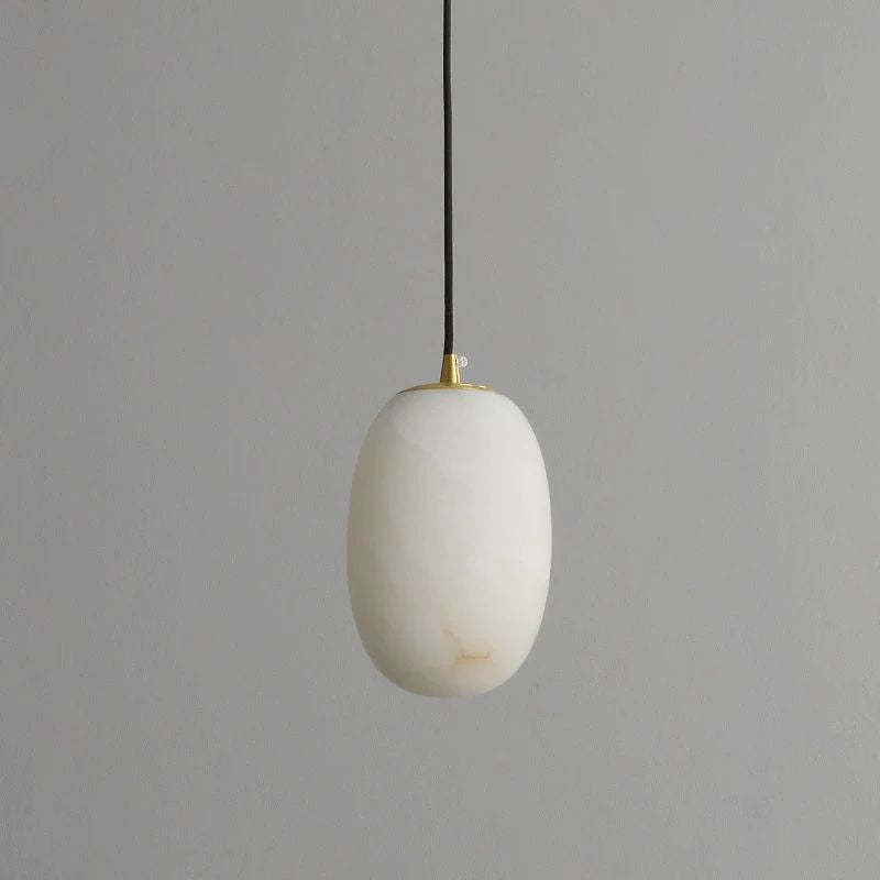 Alabaster Bedside Pendant Light-Fullstarlighting