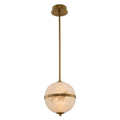 Alabaster Canterbury LED Mini Pendant-Fullstarlighting