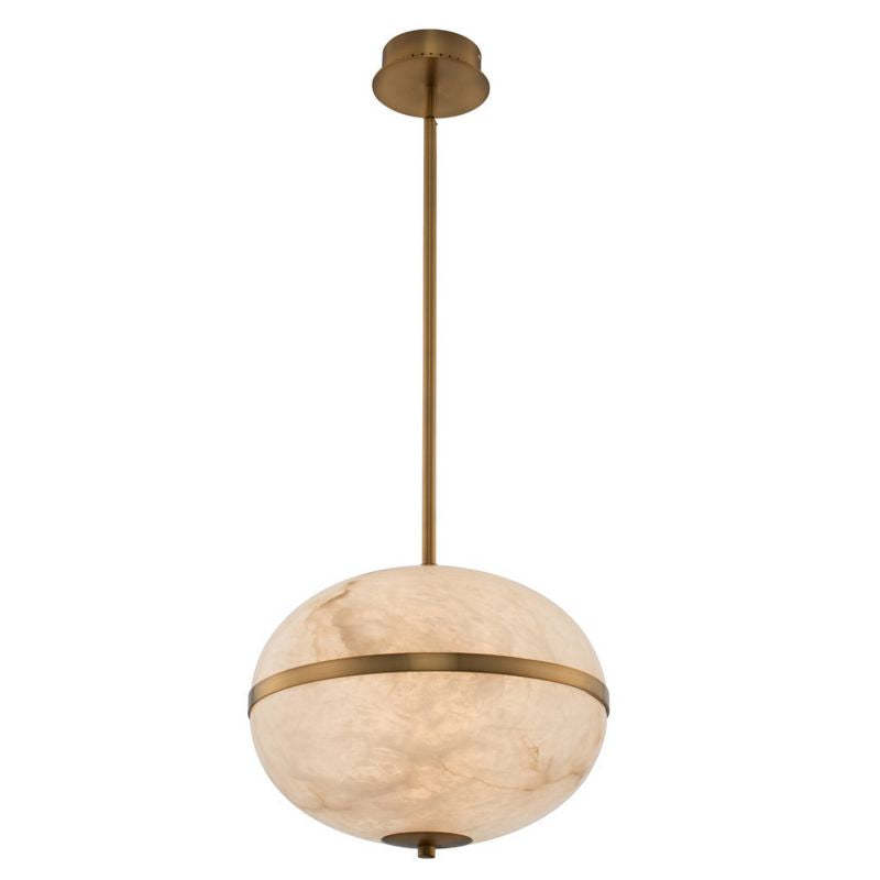 Alabaster Canterbury LED Mini Pendant-Fullstarlighting