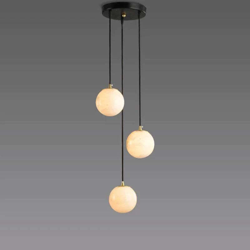 Alabaster Global Wavy Chandelier-Fullstarlighting