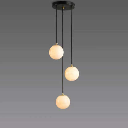 Alabaster Global Wavy Chandelier-Fullstarlighting
