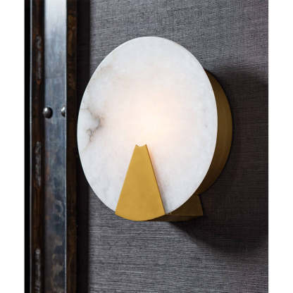 Alabaster Houston Sconce-Fullstarlighting