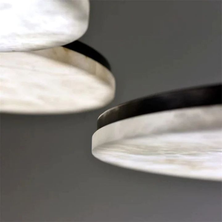 Alabaster Island Shape Mini Pendant Light-Fullstarlighting