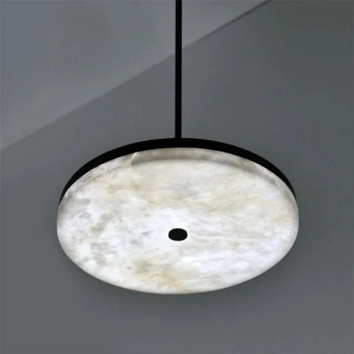 Alabaster Island Shape Mini Pendant Light-Fullstarlighting