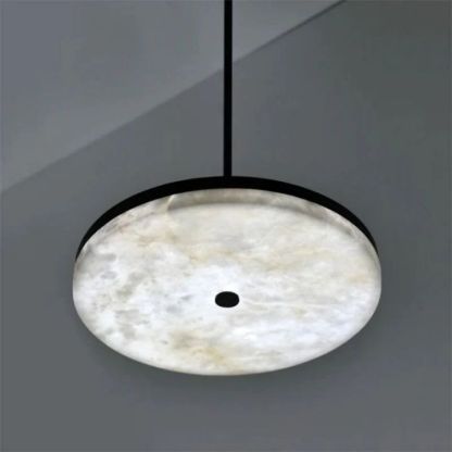 Alabaster Island Shape Mini Pendant Light-Fullstarlighting