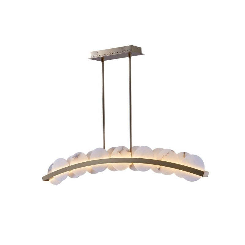Alabaster Meridian 47 In LED Island Lt-Fullstarlighting