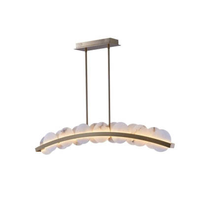 Alabaster Meridian 47 In LED Island Lt-Fullstarlighting