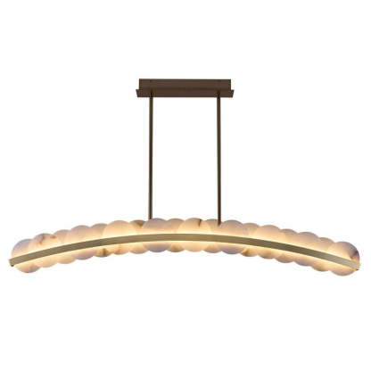 Alabaster Meridian 60 In LED Island Lt-Fullstarlighting