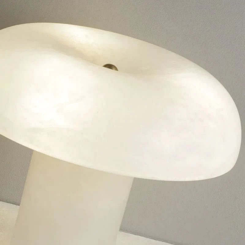 Alabaster Mushroom Table Lamp-Fullstarlighting