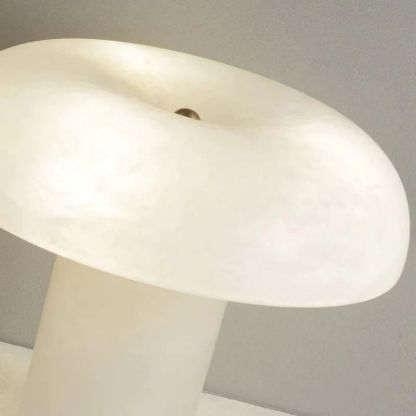 Alabaster Mushroom Table Lamp-Fullstarlighting