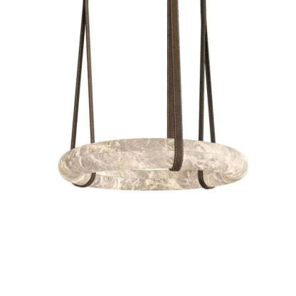 Alabaster Ring Pendant-Fullstarlighting