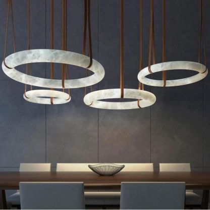 Alabaster Ring Pendant-Fullstarlighting