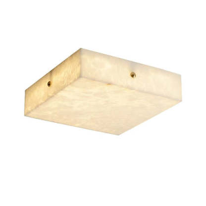 Alabaster Square Flushmount-Fullstarlighting