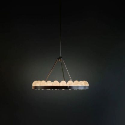DB Alabaster Suter Chandelier-Fullstarlighting