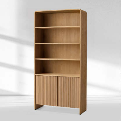 Alova Wood Open Sideboard Hutch 45"W-Fullstarlighting