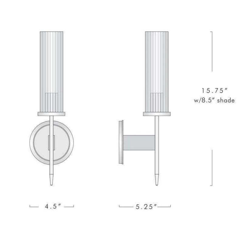 Alury Wall Sconce-Fullstarlighting