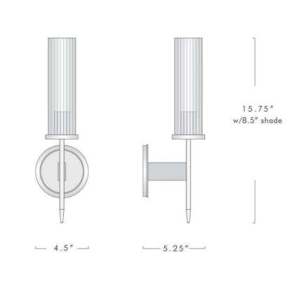 Alury Wall Sconce-Fullstarlighting