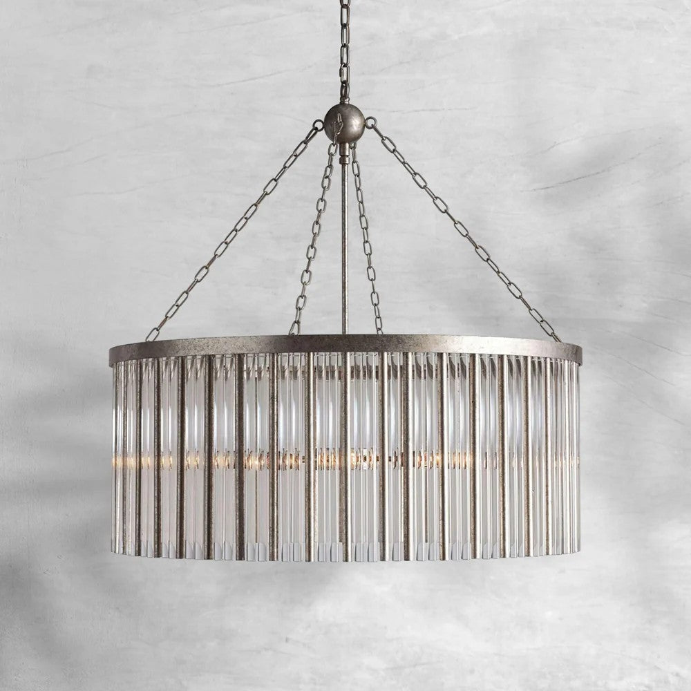 Vanans Round Chandelier 24"35"-Fullstarlighting