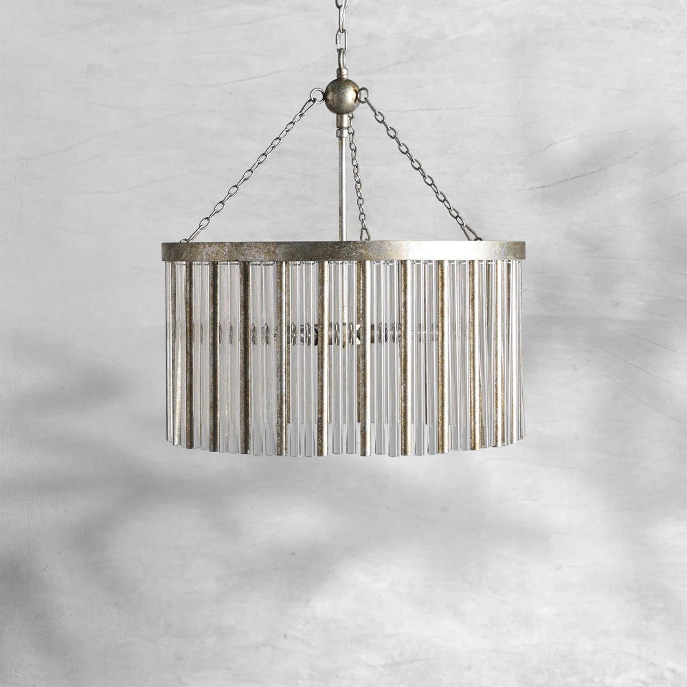 Vanans Round Chandelier 24"35"-Fullstarlighting