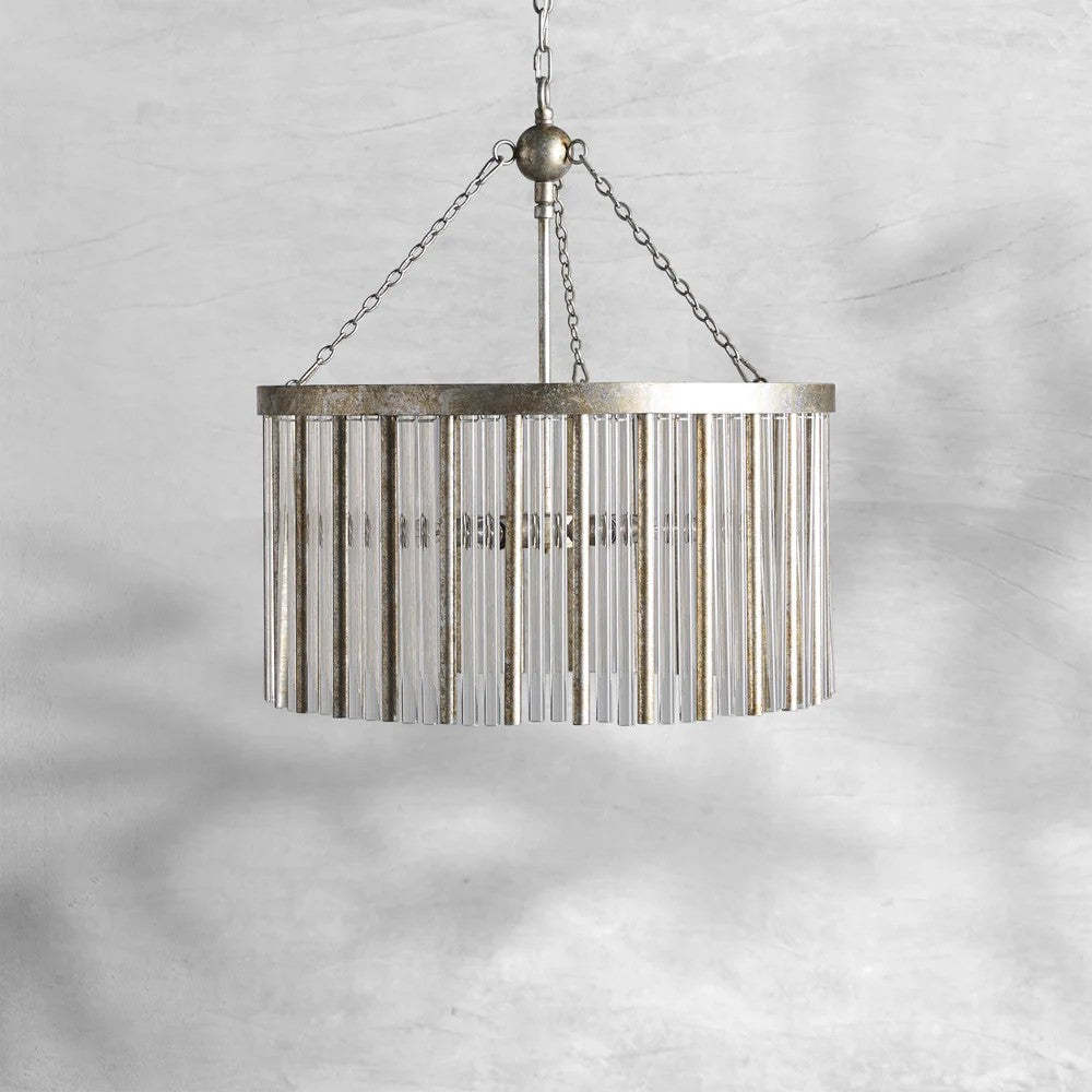 Vanans Round Chandelier 24"35"-Fullstarlighting