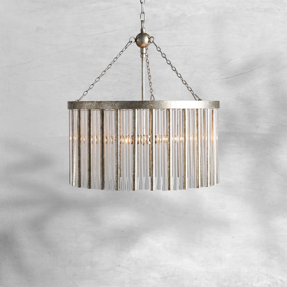 Vanans Round Chandelier 24"35"-Fullstarlighting