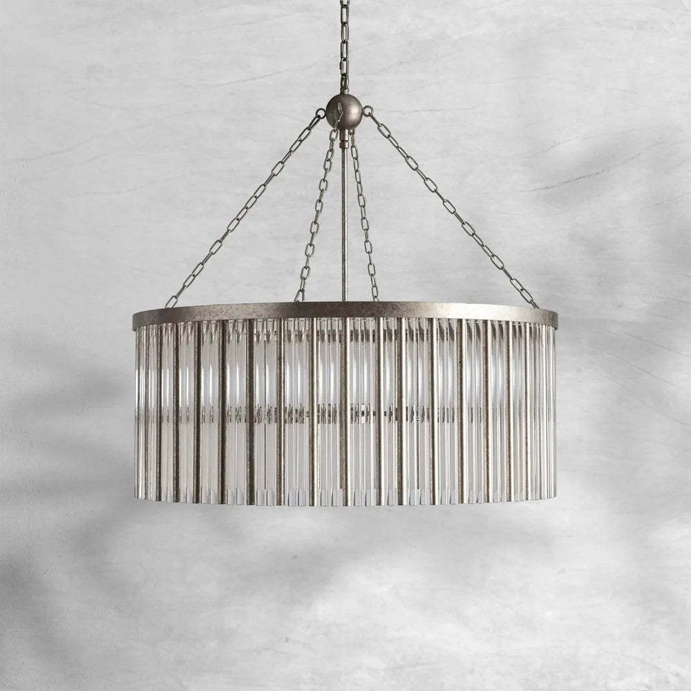 Vanans Round Chandelier 24"35"-Fullstarlighting