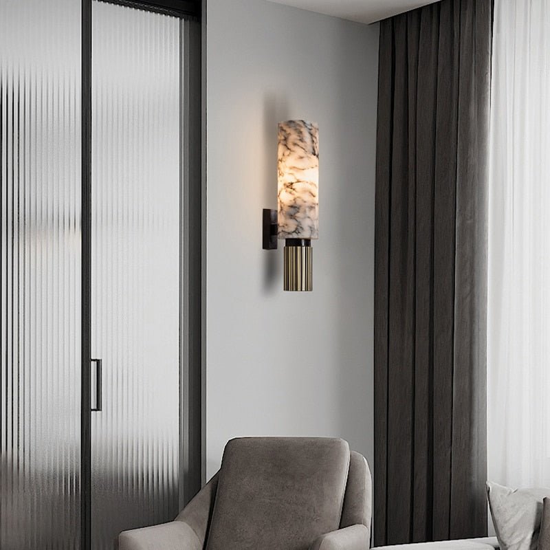 Annie Alabaster Wall sconce-Fullstarlighting