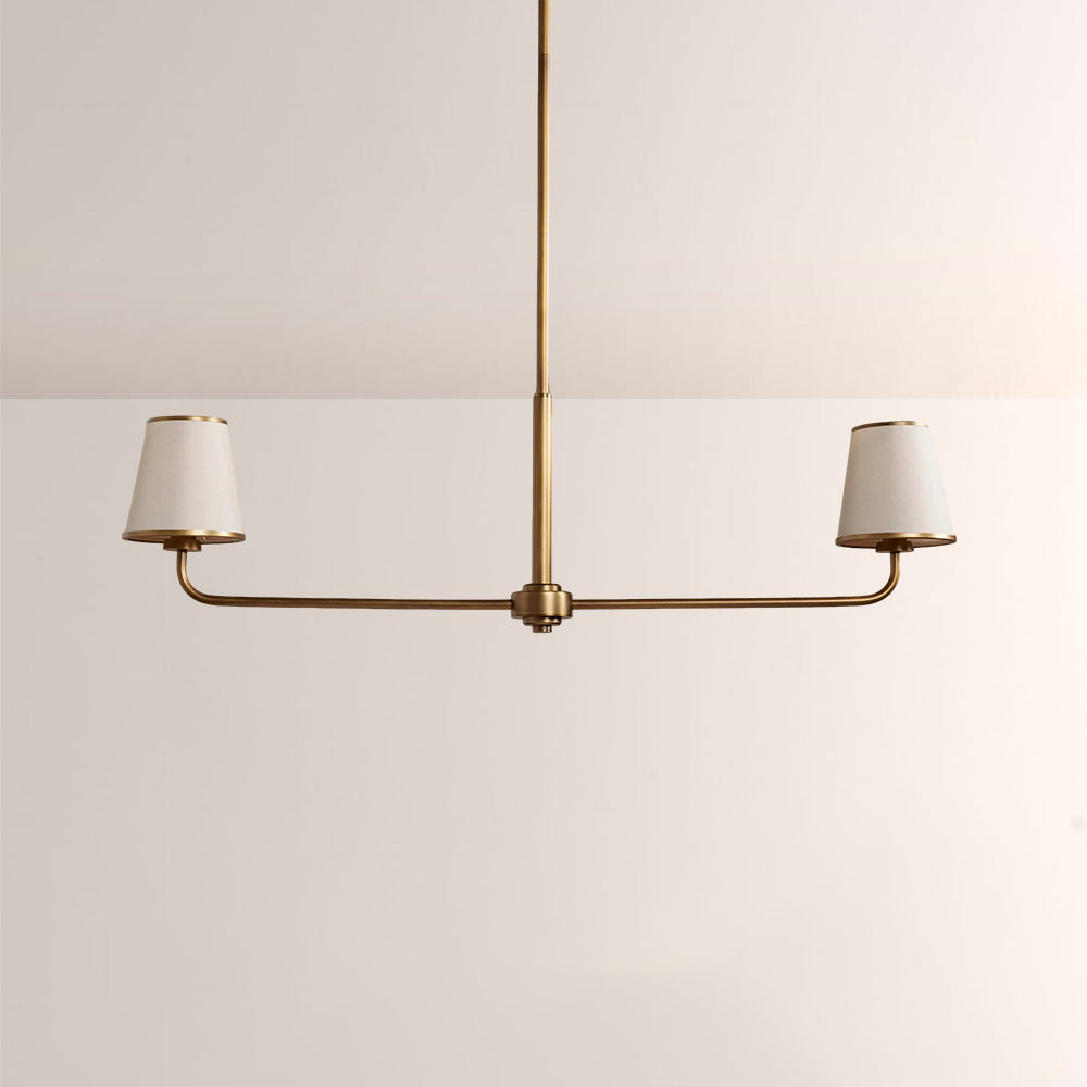 Aria 2-Light Linear Chandelier-Fullstarlighting