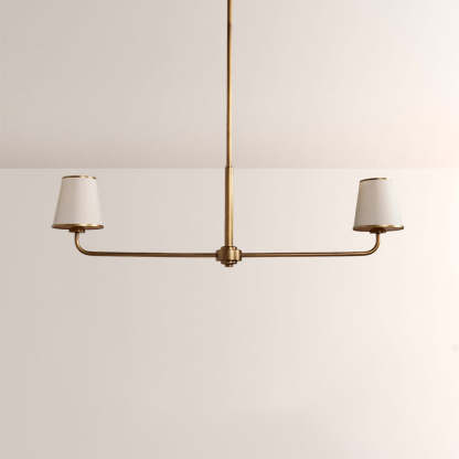 Aria 2-Light Linear Chandelier-Fullstarlighting