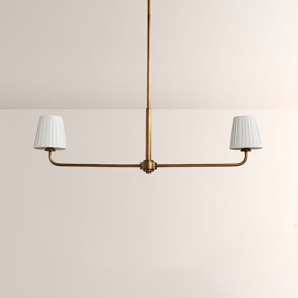 Aria 2-Light Linear Chandelier-Fullstarlighting