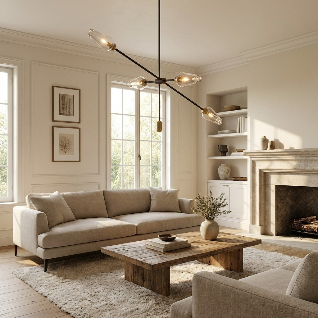 Arraw Bronze Chandelier-Fullstarlighting