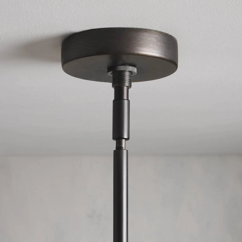 Arrow Bronze Glass Chandelier-Fullstarlighting