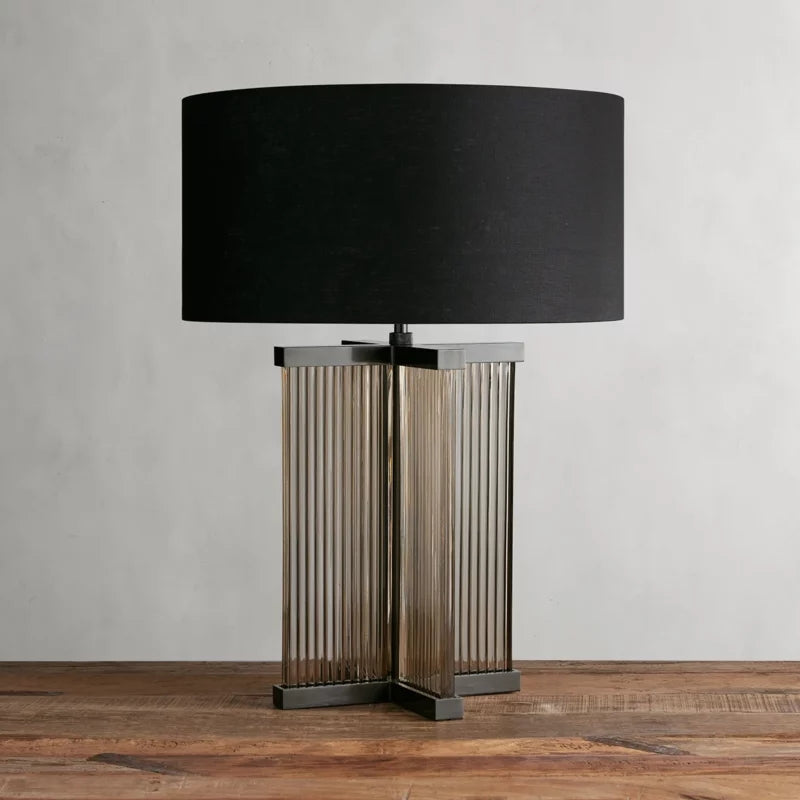 Delsie Art Glass Table Lamp-Fullstarlighting