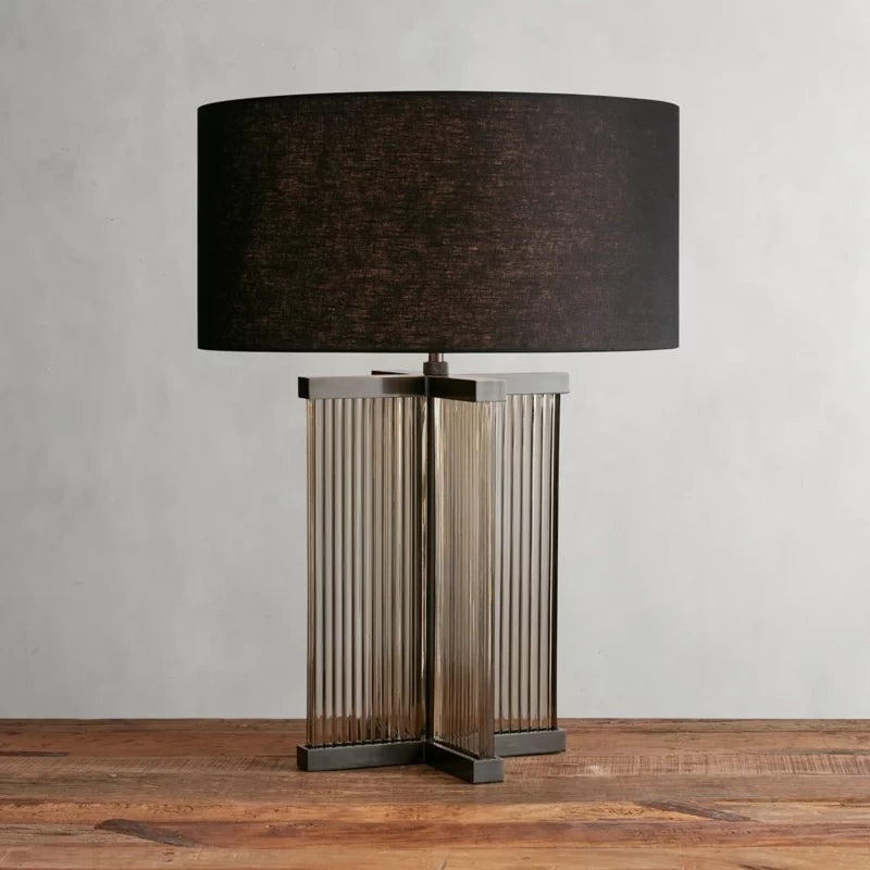 Delsie Art Glass Table Lamp-Fullstarlighting