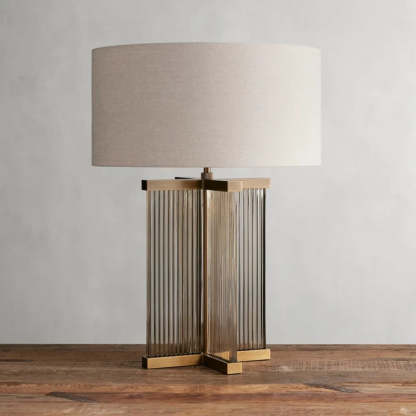 Delsie Art Glass Table Lamp-Fullstarlighting