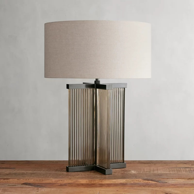 Delsie Art Glass Table Lamp-Fullstarlighting