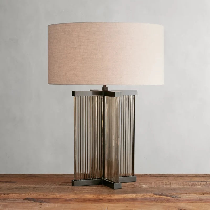 Delsie Art Glass Table Lamp-Fullstarlighting