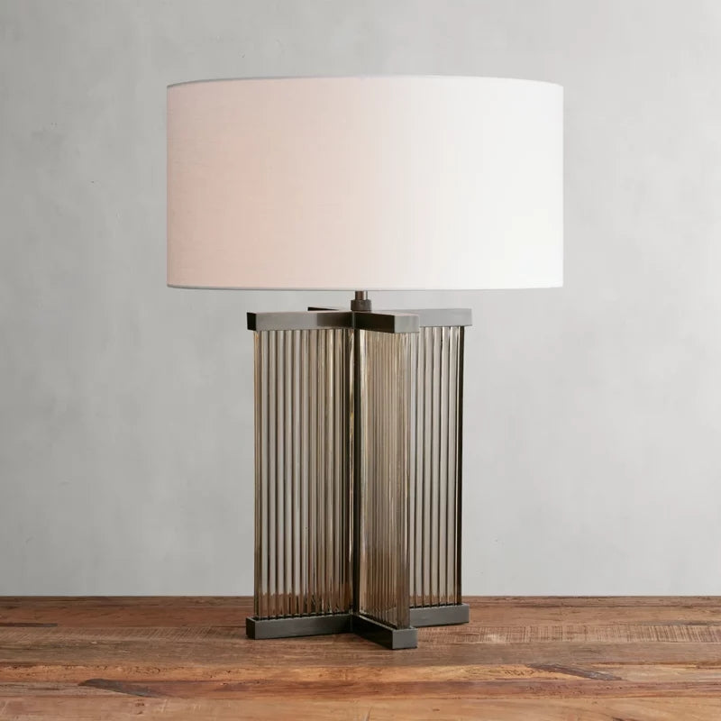 Delsie Art Glass Table Lamp-Fullstarlighting