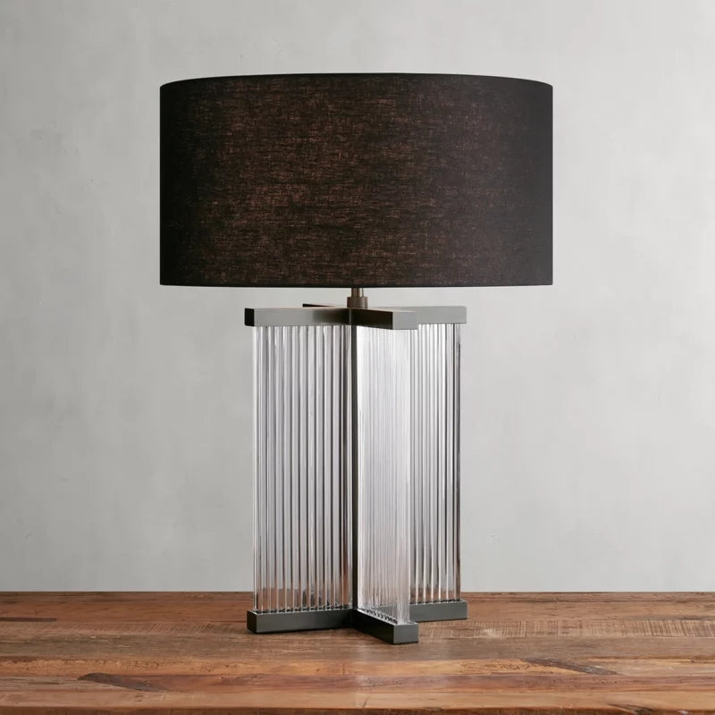 Delsie Art Glass Table Lamp-Fullstarlighting