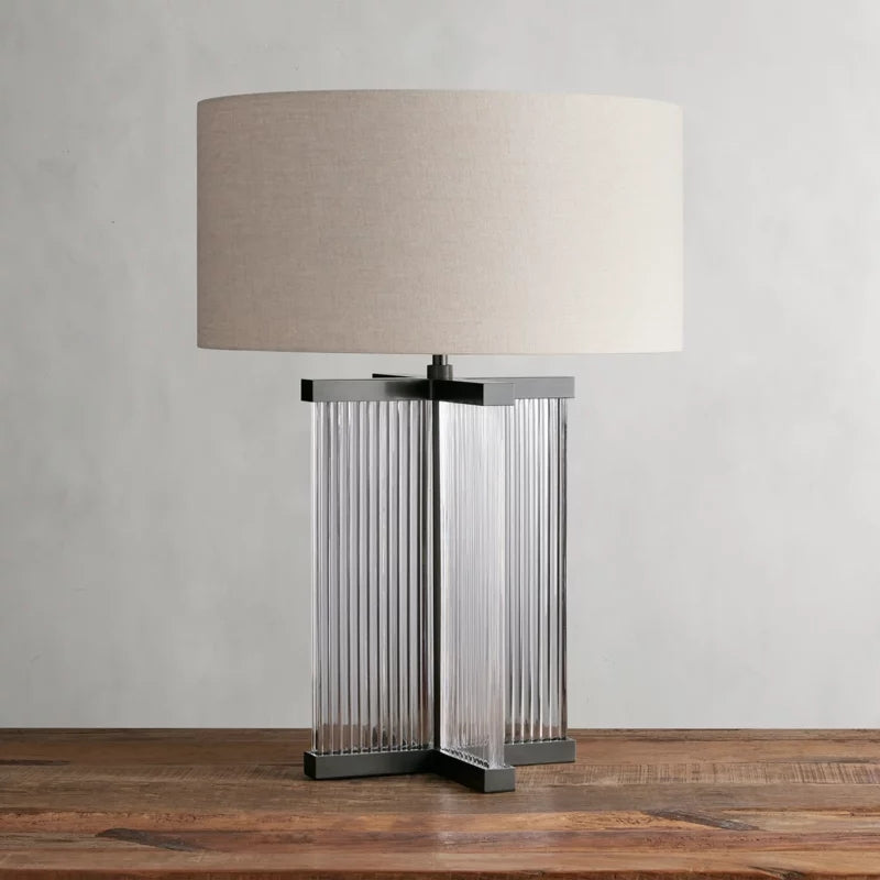 Delsie Art Glass Table Lamp-Fullstarlighting