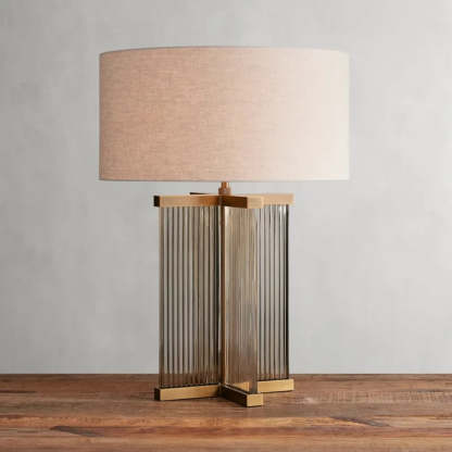 Delsie Art Glass Table Lamp-Fullstarlighting