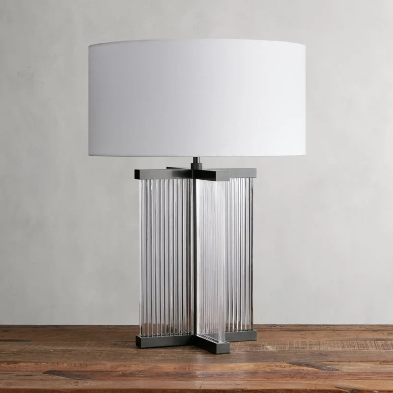 Delsie Art Glass Table Lamp-Fullstarlighting